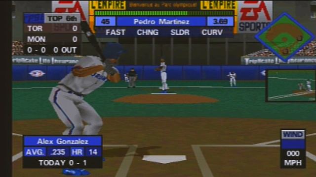 1998 Toronto Blue Jays 1998 Montreal Expos Triple Play 98 retro game play смотреть онлайн