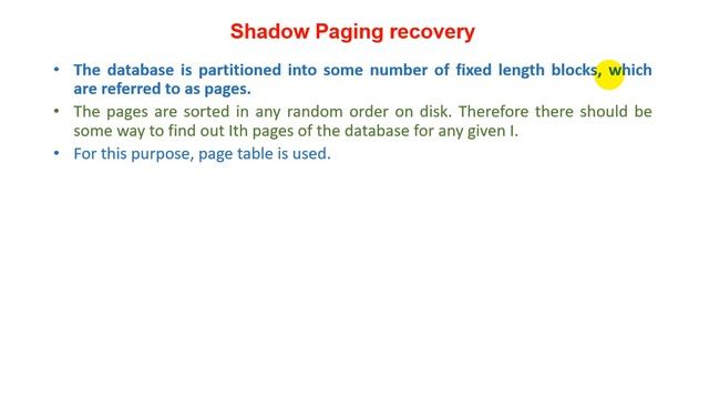 Unit - 7 - Lecture 11 Log based Recovery – Checkpoints and Shadow Paging Recovery смотреть онлайн