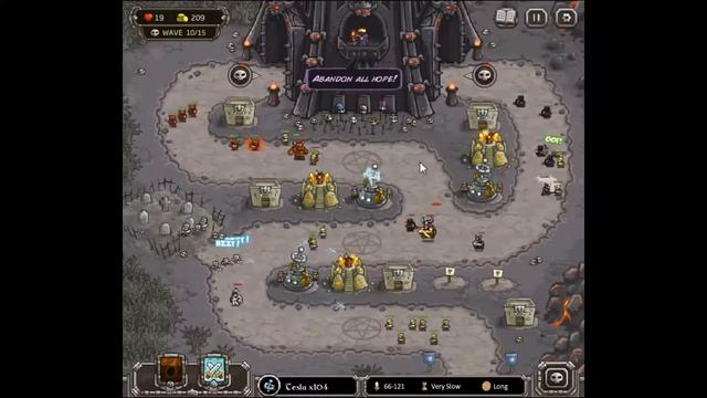 Kingdom Rush Walkthrough Level 12 The Dark Tower - 3 Stars смотреть онлайн