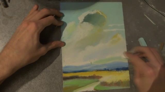 SPEED PAINTING Скоростное рисование - Красивый пейзаж [1] смотреть онлайн