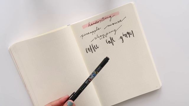 Bullet Journal HANDWRITING Tutorial | Brush Lettering and Cursive Tips For Beginners смотреть онлайн