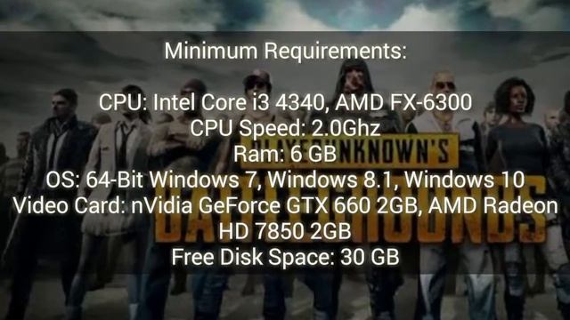 PUBG System Requirements 2020 смотреть онлайн