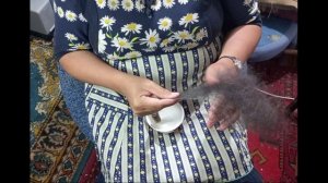 Как прясть на веретене. Первый вариант