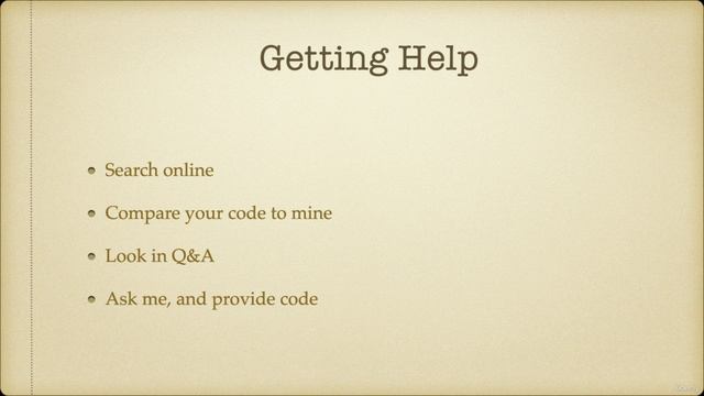 01 - Introduction - 008 How to ask for help смотреть онлайн