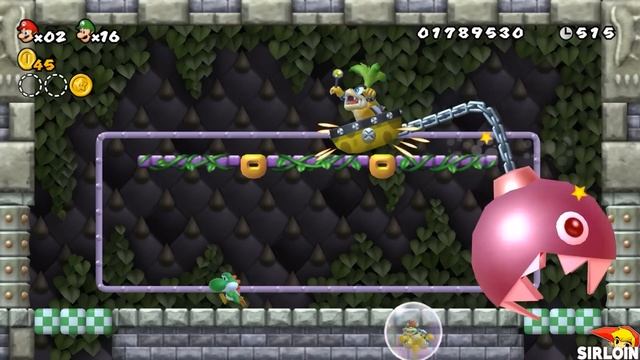 New Super Mario Bros. Wii (Bowser And Yoshi Edition) - Full Game Walkthrough (HD)