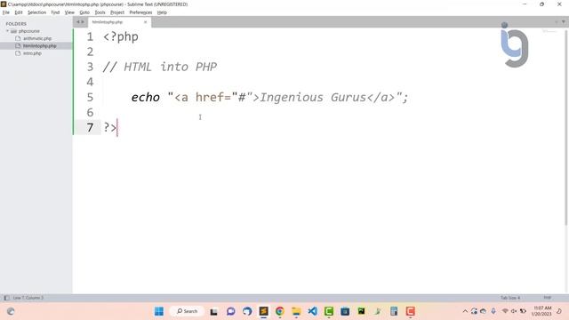 7. HTML Tags in PHP - Hindi / Urdu - Easy PHP for Beginners смотреть онлайн