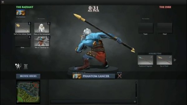 Serene Honor - Phantom Lancer Kinetic Gem - Dota 2