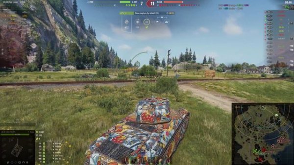 Эпичный бой на T1 Heavy Tank 🙃 1vs5 (11 фрагов) Этот парень точно ПСИХ !!!