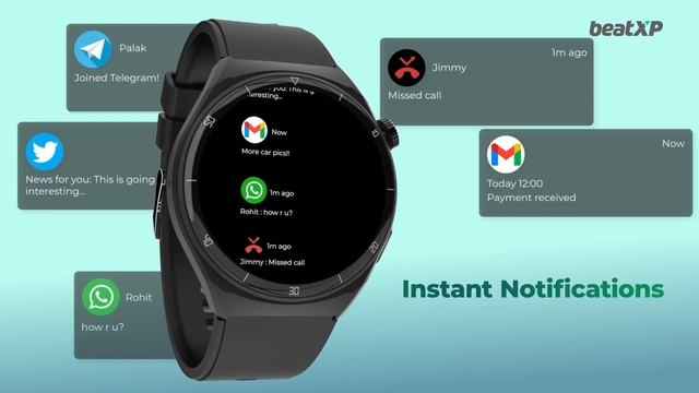 beatXP VEGA X - 1.43” Round Dial AMOLED Screen Smartwatch | One-Tap BT Calling смотреть онлайн