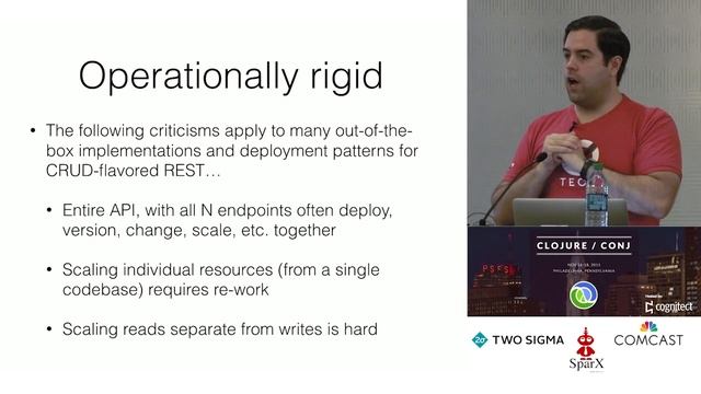 From REST to CQRS with Clojure, Kafka, & Datomic - Bobby Calderwood смотреть онлайн