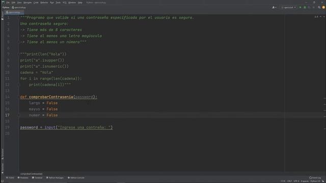 Cómo Comprobar si una CONTRASEÑA es SEGURA en PYTHON | Con Funciones | #4 смотреть онлайн