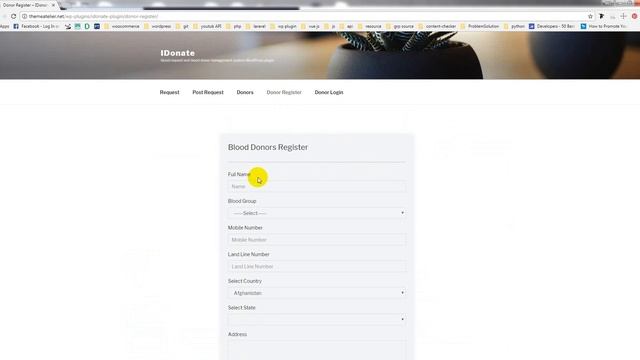 Idonatepro - Blood donor management system WordPress plugin overview смотреть онлайн