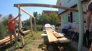 Навес своими руками за день