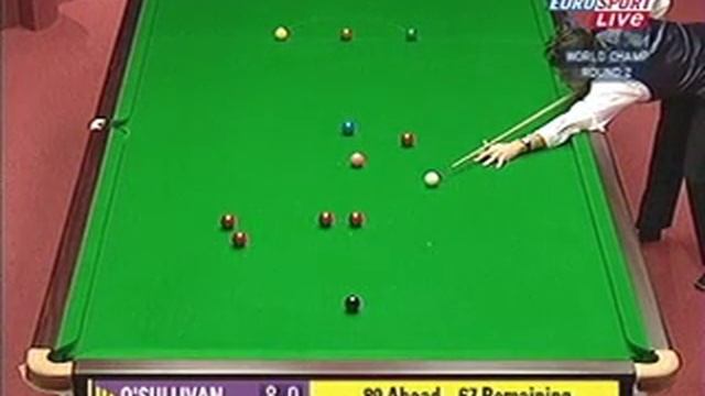 World Snooker Championship 2003 Ronnie O'Sullivan vs Marco Fu Maximum Break 147 O'Sullivan смотреть онлайн