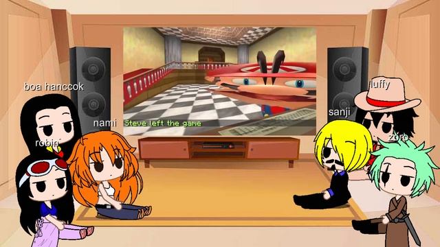 one piece react to smg4 mario play minecraft смотреть онлайн