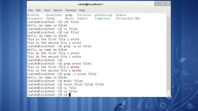 Tutorial 6 :: Regular expression and grep command (Arabic) смотреть онлайн