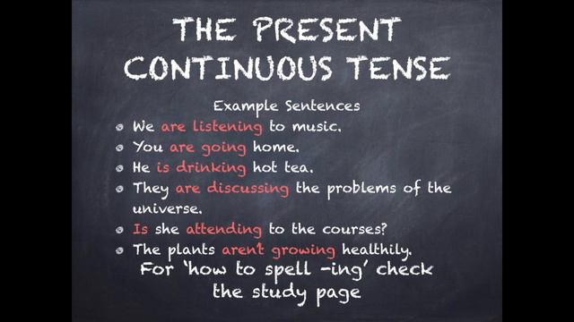 present continuous tense şimdiki zaman İngilizce смотреть онлайн