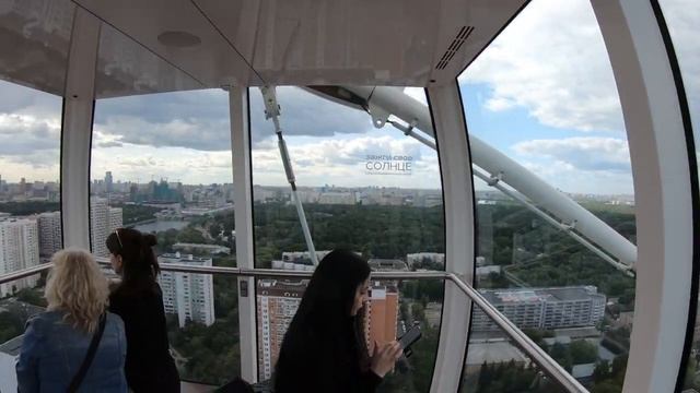Колесо обозрения Солнце Москвы на ВДНХ 2023 смотреть онлайн