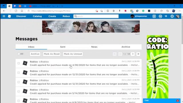 ГАЙД КАК ВЕРНУТЬ РОБУКСЫ ЗА УДАЛЁНУЮ ВЕЩЬ! смотреть онлайн