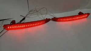 LED катафоты в бампер Honda Accord