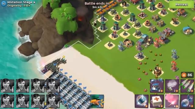 ALL ZOOKA ATTACK + Sgt Brick | Smoking | Boom Beach Strategy смотреть онлайн