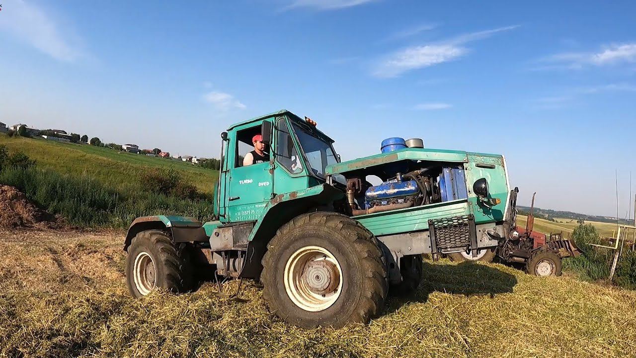 DON 680M на заготовке сенажа! Трамбую курган на ХТА 200. смотреть онлайн