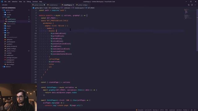 Gatsby & Wordpress - 5.2. Gatsby Node.js Structures смотреть онлайн