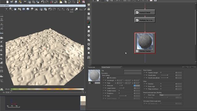 Vue 10.5 tutorial : breaking down the terrain fractal node смотреть онлайн