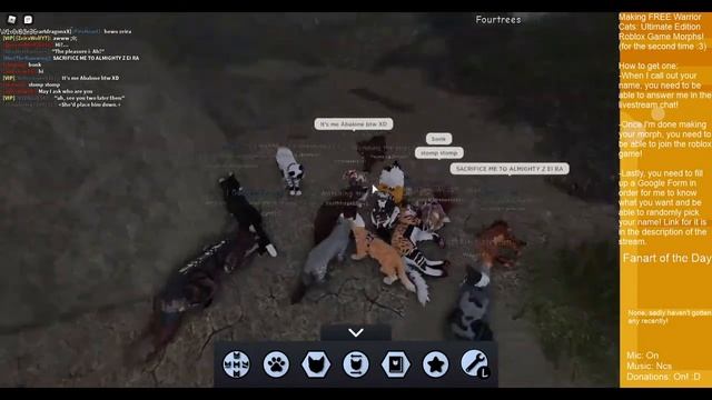 Making FREE Warrior Cats Roblox Game Morphs!!! #2 (READ DESC) смотреть онлайн