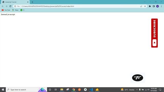 Connection b/w javascript file into html #javascript #webdevelopment #html #teachingera смотреть онлайн