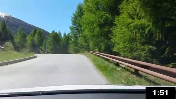 S. Pietro - Bormio 2000 strada chiusa 02/06/2019 Seat Leon Cupra