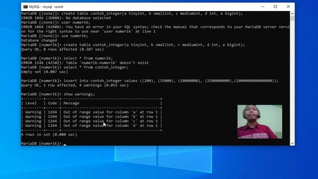 Basis Data: Tipe Data Numerik (INTEGER dan DECIMAL) смотреть онлайн
