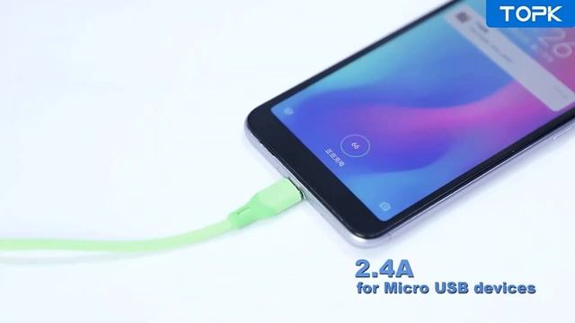 Micro USB кабель TOPK. Топ продаж! Товары из Китая. смотреть онлайн