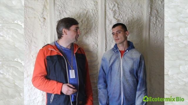 Отзыв напылителя о новом утеплителе Экотермикс Био смотреть онлайн