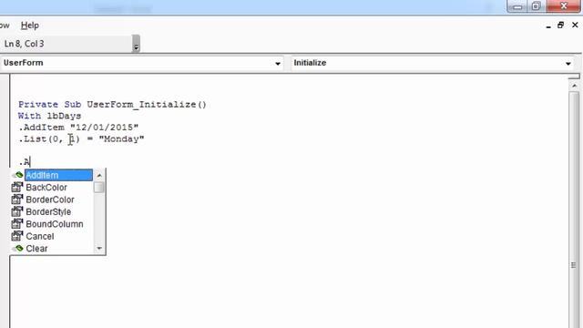 Excel VBA UserForm ListBox with Multiple Columns Populate (List Property) смотреть онлайн