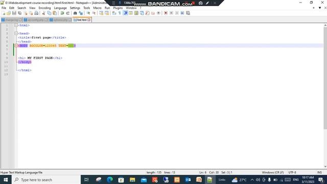 Lecture#02 HTML Body attributes. HTML basic body parts in urdu смотреть онлайн