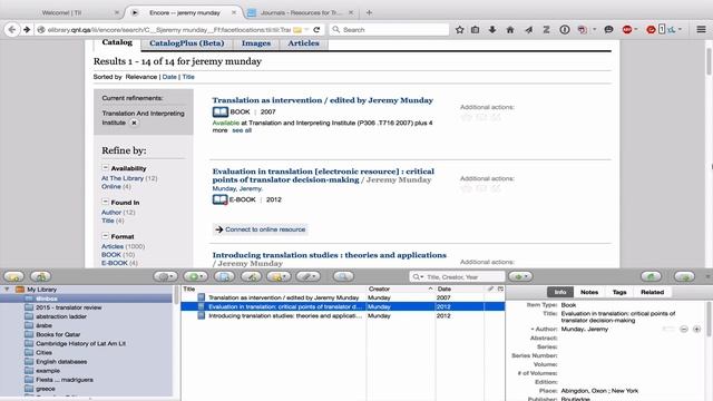 Zotero Tutorial: Capturing from Databases смотреть онлайн
