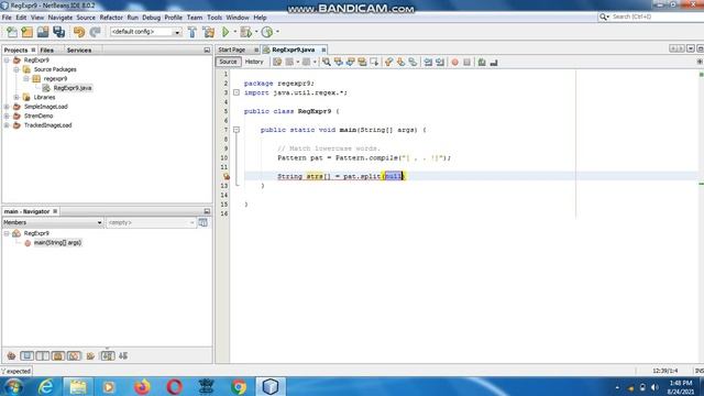Java the complete Reference Ninth Edition (Chapter 30) Example (9) Using split смотреть онлайн