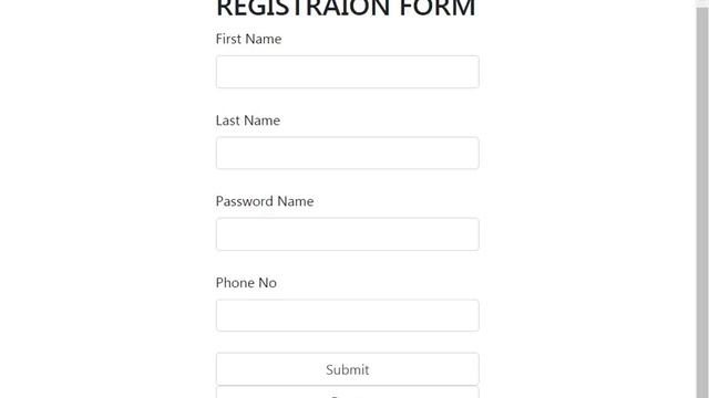 Bootstrap Responsive  Registration Form In  [URDU/HINDI]|How To Create Responsive  Form HTML5