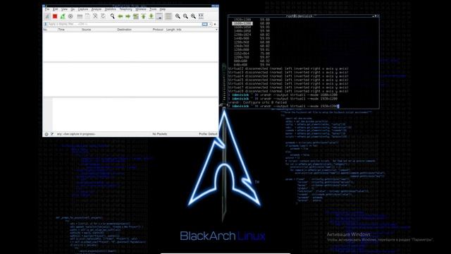 Как изменить размер экрана в BlackArch Linux 2020.06.01 смотреть онлайн