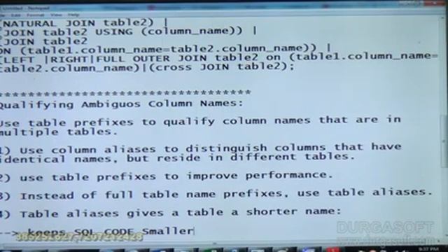 Oracle Tutorial ||online training|| Display Data from Multiple Tables using JOINS смотреть онлайн