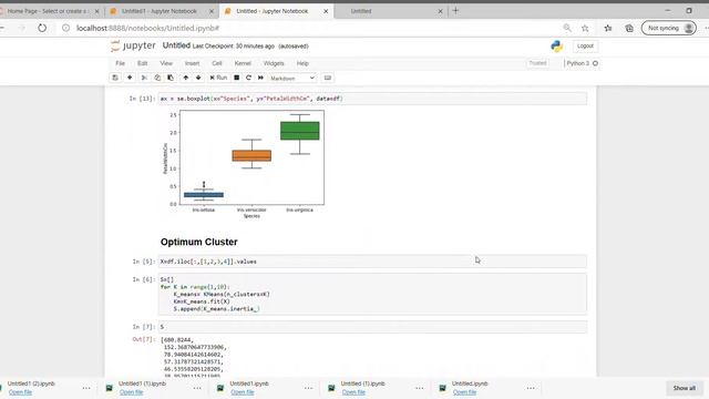 Using Elbow Method to find Optimum clustering смотреть онлайн