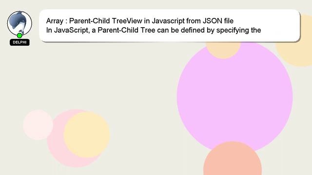 Array : Parent-Child TreeView in Javascript from JSON file смотреть онлайн