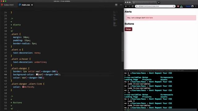 # 6 - CSS Variables - Learn Sass to Reduce CSS Code Repetition смотреть онлайн