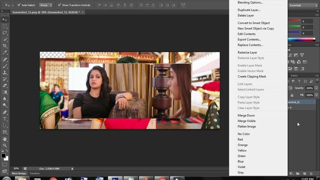 How to Rasterize a Layer in Photoshop - bangla tutorial смотреть онлайн