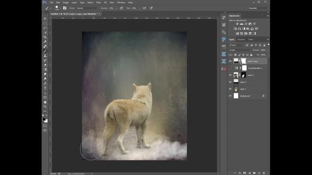 Удаление сложного фона на фотографии в Photoshop смотреть онлайн