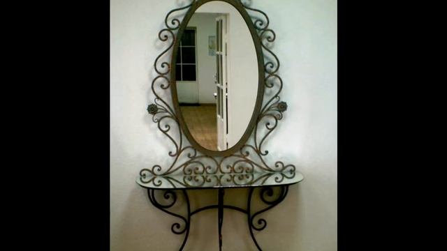 кованое зеркало и кованый туалетный столик смотреть онлайн