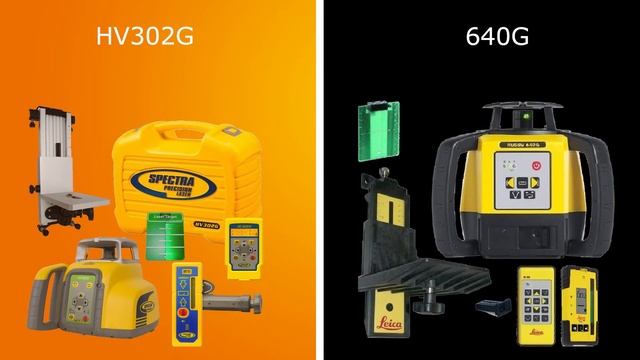 Leica Rugby 640G vs Spectra HV302G - The Best Green Beam Rotary Laser For Indoor Construction смотреть онлайн