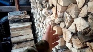 Как правильно сложить поленницу дров