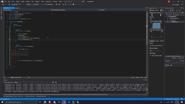 How to make a simple CONSOLE MENU in C#! смотреть онлайн